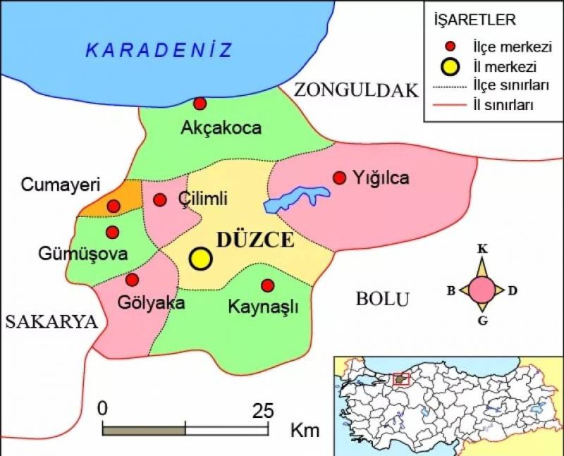 Düzcedə zəlzələ oldu 