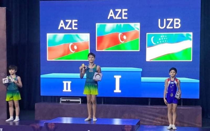 Azərbaycan gimnastları beynəlxalq turnirdə növbəti medallara sahib oldular