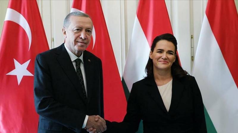 Ərdoğan Macarıstan Prezidenti ilə görüşdü