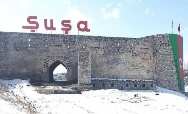 Şuşaya ilk qar yağdı - VİDEO