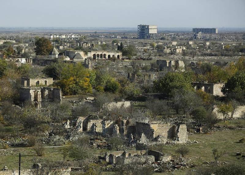 Ağdamda dağıdılmış evlərin daşlarından belə istifadə olunacaq olunacaq