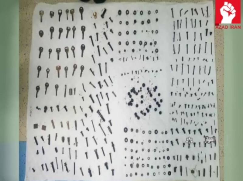 Xəstənin qarnından 3 kiloqram metal çıxarıldı
