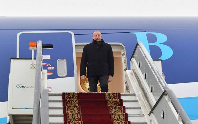 Prezident Rusiyadadır - FOTOLAR