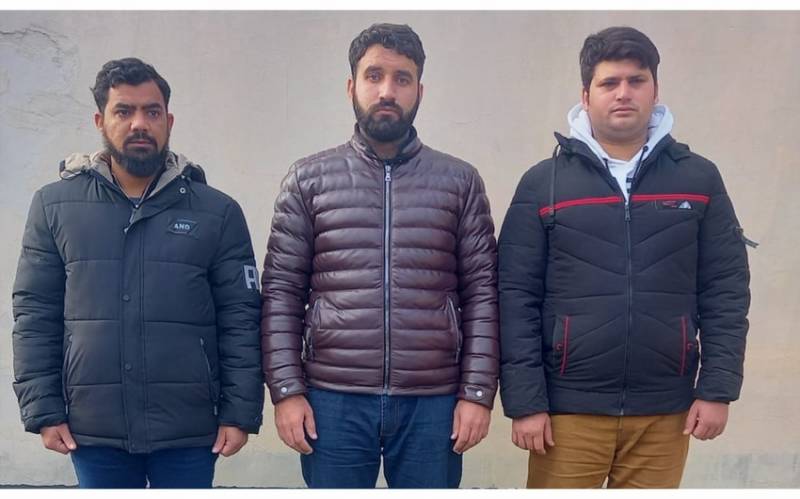 Azərbaycan sərhədini pozmağa cəhd edən şəxslər saxlanıldı - FOTO