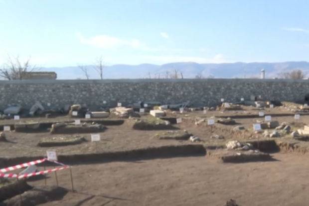 Qarabağ xanlarının \"İmarət\"i bərpa olunur - VİDEO