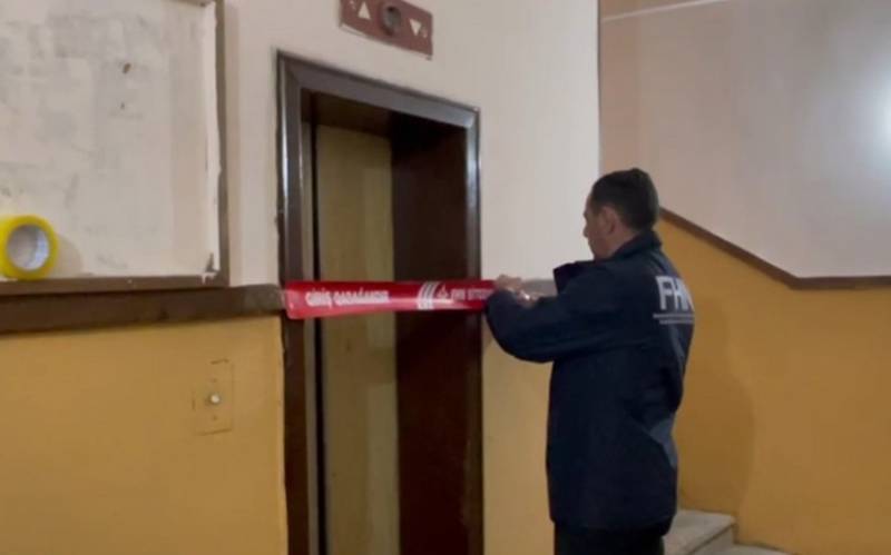 FHN Bakıda təhlükəli liftin istismarını dayandırıb - VİDEO