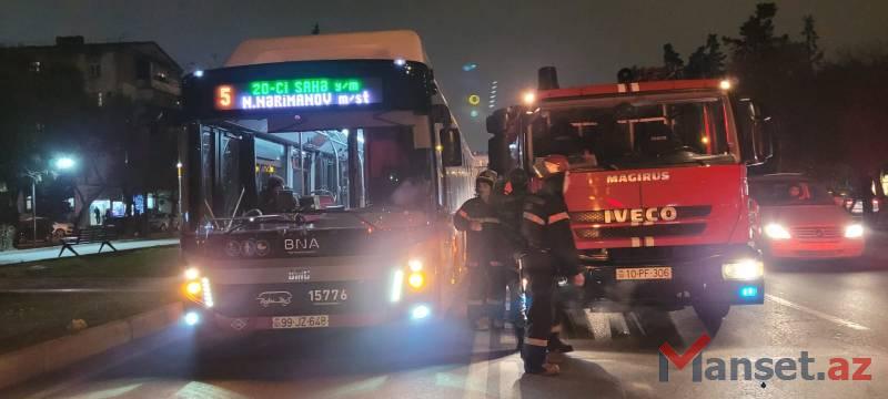 Bakıda FHN əməkdaşları ilə “BakuBus”ın sürücüsü DALAŞDI - Bu səbəbə görə (VİDEO)