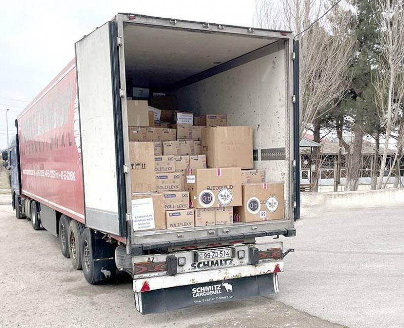 Müdafiə Nazirliyi Türkiyəyə yardım göndərdi - FOTO