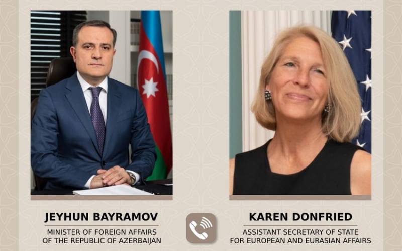 Nazir Blinkenin köməkçisi ilə Laçın yolunu müzakirə etdi