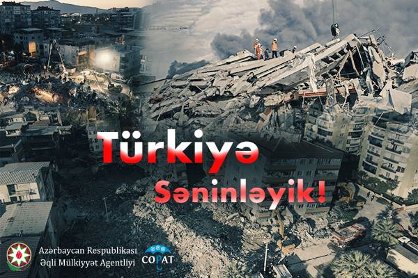Əqli Mülkiyyət Agentliyi tərəfindən Türkiyədə baş verən zəlzələdən zərər çəkənlərə dəstək