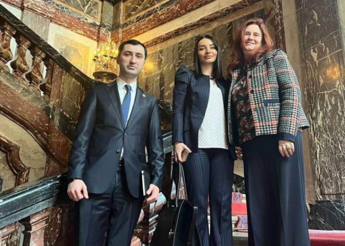 Leyla Abdullayeva italiyalı və cibutili həmkarı ilə görüşdü