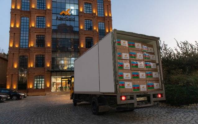 “AzerGold” Türkiyəyə humanitar yardım göndərdi