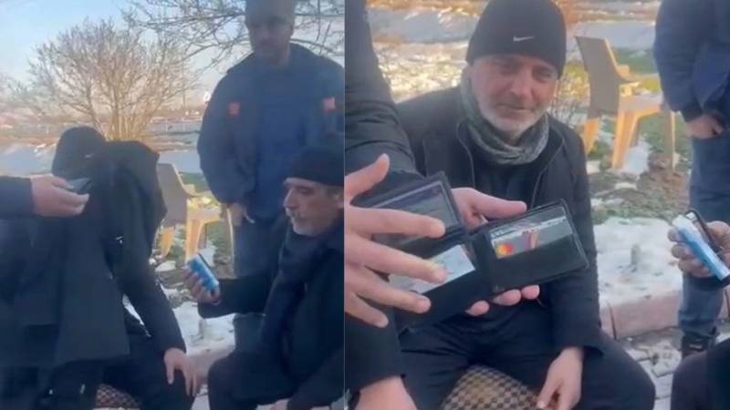 Zəlzələ qurbanından nümunəvi addım: Paltoda unudulan pul kisəsini sahibinə geri qaytardı - VİDEO
