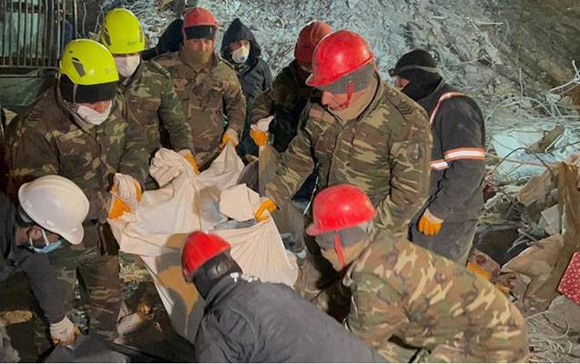 Xilasedicilərimiz dağıntılardan 655 cəsəd çıxardı - VİDEO