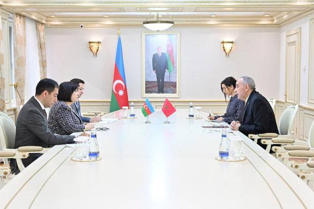Sahibə Qafarova Mərakeşin ölkəmizdəki səfiri ilə görüşdü