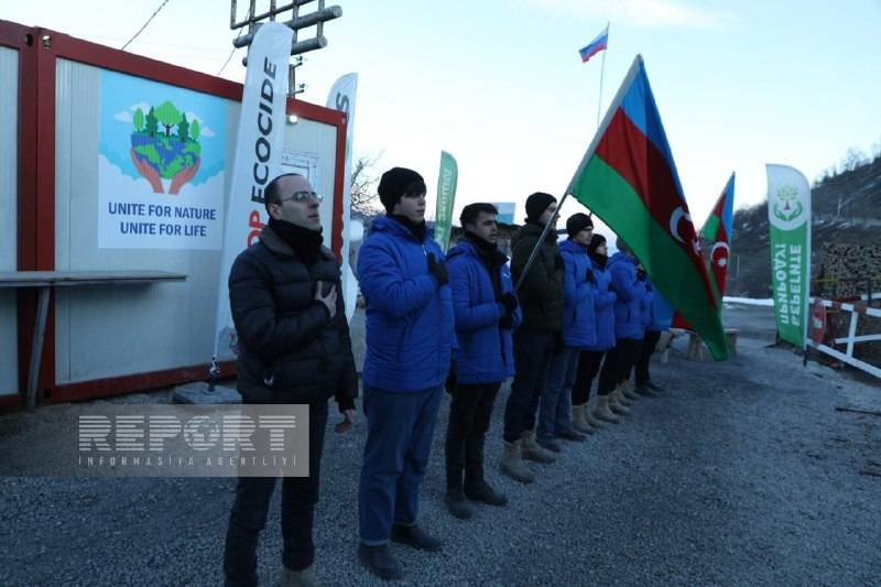 Xankəndi-Laçın yolunda aksiya 67 gündür davam edir