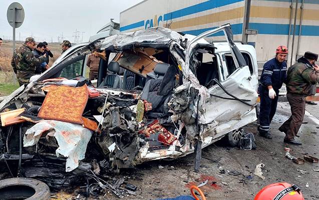 Bir ildə qəzalarda ölənlər - Dəhşətli statistika