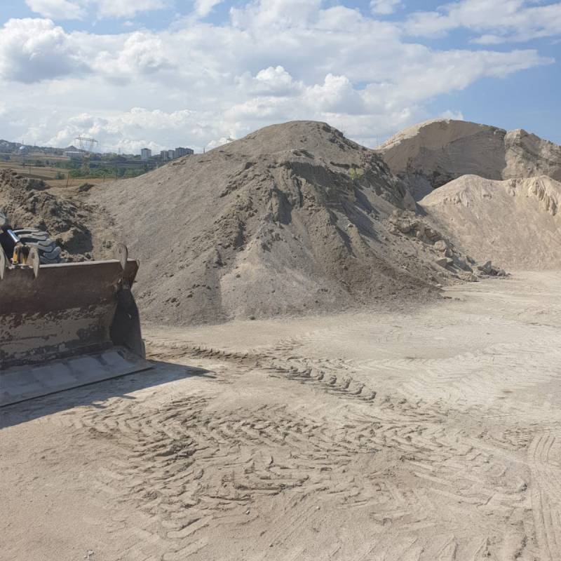 Qanunsuz qum daşındığı müəyyən edildi - FOTO