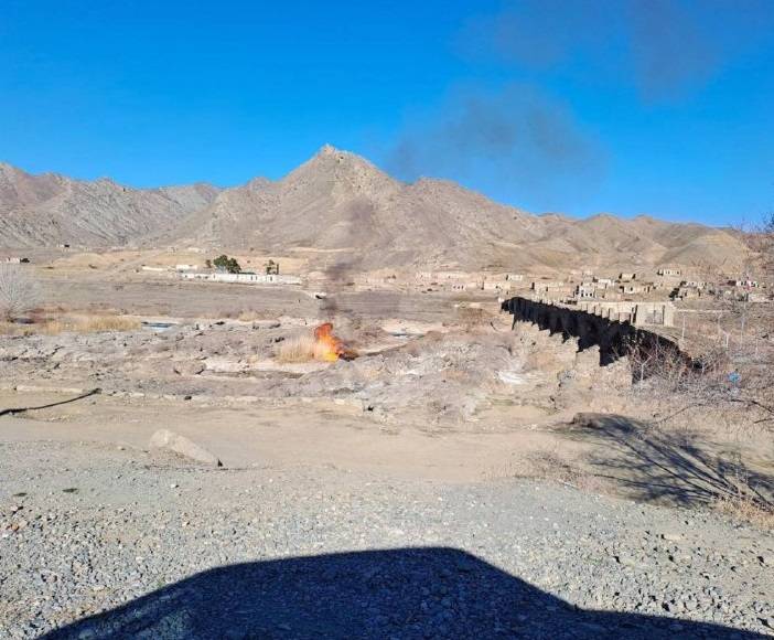 İrandan növbəti təxribat: Xudafərin körpüsü yaxınlığında yanğın törətdilər - FOTO