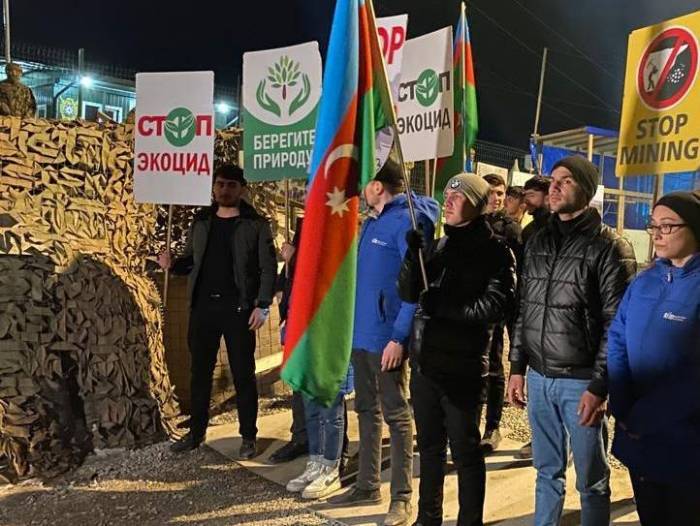 Xankəndi-Laçın yolunda aksiya 72 gecədir davam edir