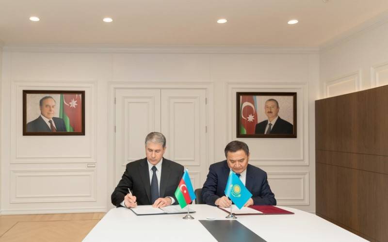 Vilayət Eyvazov qazaxıstanlı həmkarı ilə memorandum imzaladı - FOTO