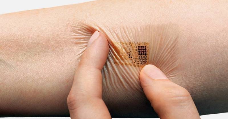 İnsan hərəkətlərini izləyən geyilə bilən elektron dəri hazırlandı - FOTO