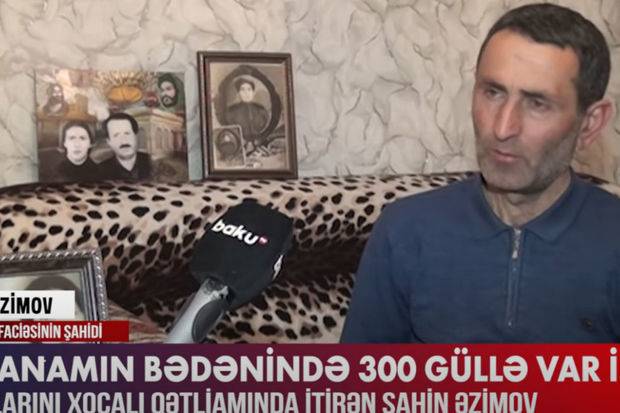 \"Ata-anamın bədənində 300 güllə var idi” - Xocalı sakini (VİDEO)