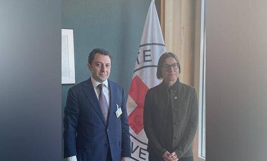 Elnur Məmmədov BQXK prezidenti ilə görüşdü