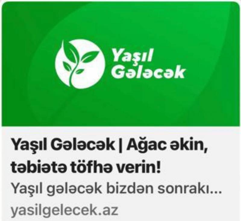 “Yaşıl gələcək” platforması vasitəsilə hər kəs ağac əkməklə təbiətə töhfə verə bilər - FOTO