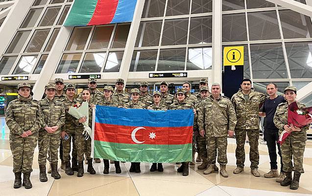 Ordumuzun həkimləri vətənə qayıtdılar - FOTO