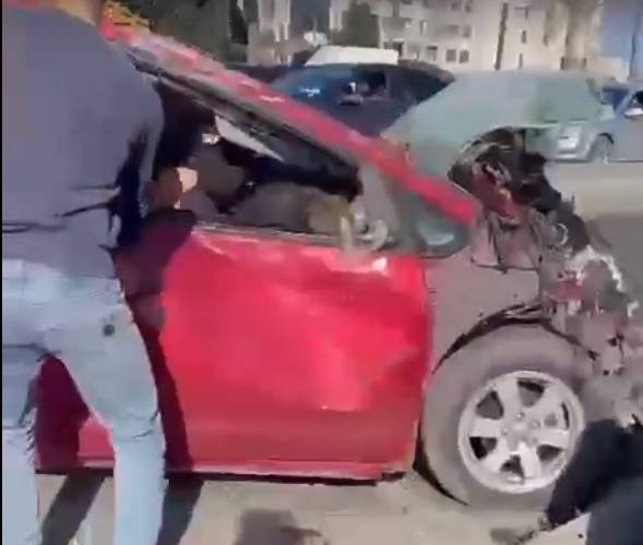 Bakıda 3 nəfərin öldüyü qəzadan YENİ GÖRÜNTÜLƏR - VİDEO