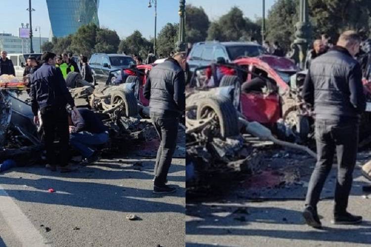 Azərbaycanda DƏHŞƏTLİ QƏZA: Ölənlərin sayı 5 oldu - YENİLƏNDİ (FOTO+VİDEO)