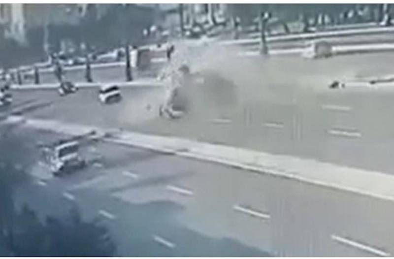 Bakıda beş nəfərin öldüyü qəzanın VİDEOSU