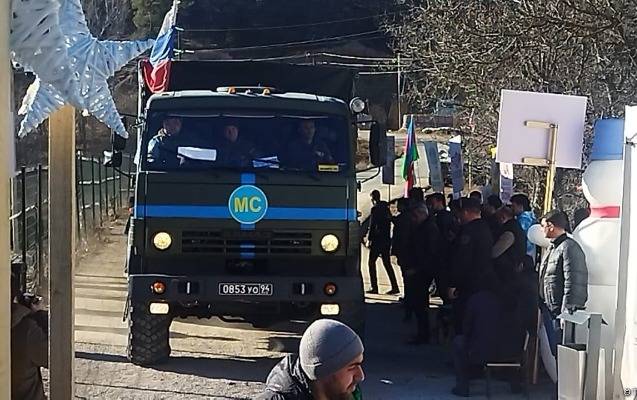 Sülhməramlılara aid növbəti təminat maşını Laçın yolundan keçib