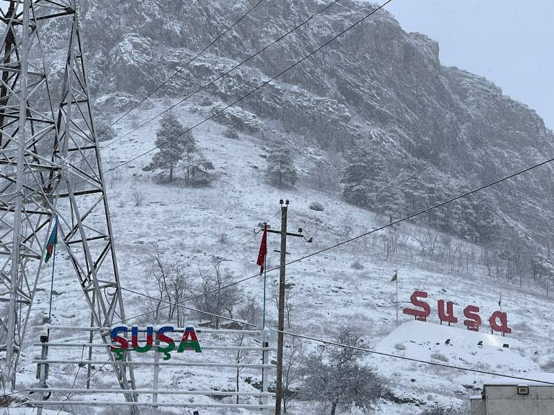 Şuşa,  Kəlbəcər, Laçında hava şəraiti