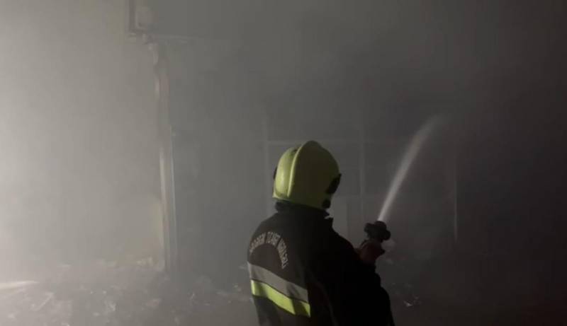 Yanğından sonra \"Sədərək\"dən geriyə qalan mənzərə - VİDEO