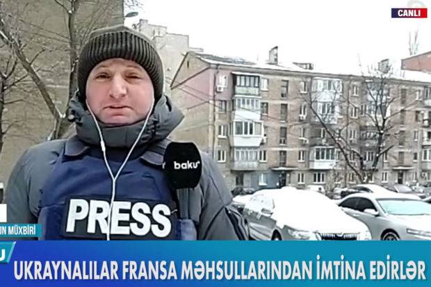 Ukraynalılar Fransa məhsullarından imtina edirlər - VİDEO