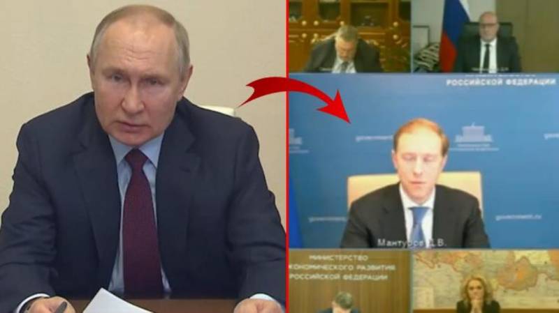 Putin hamının gözü qarşısında Türkiyəyə gedən məmuru danladı – ŞOK VİDEO