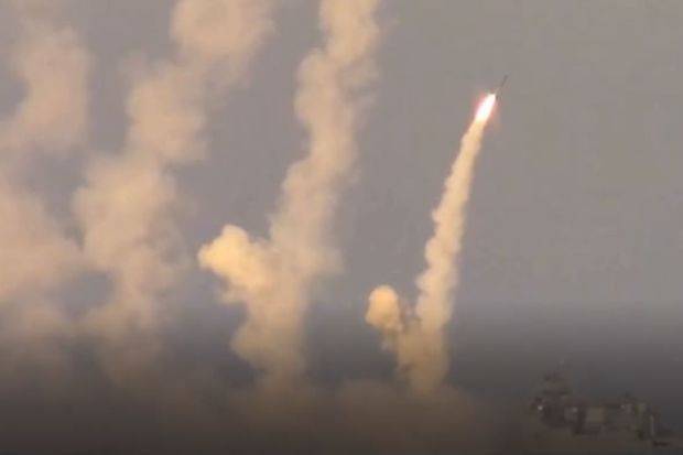 Kiyev İran dronları ilə vurulur - VİDEO