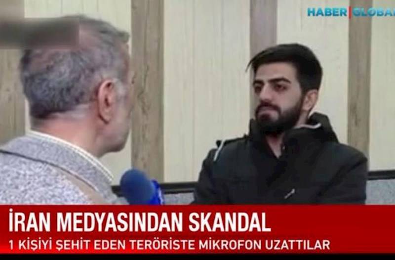 “Haber Global”: İran mediası xain hücumdan sonra terroristə mikrofon uzadıb - VİDEO