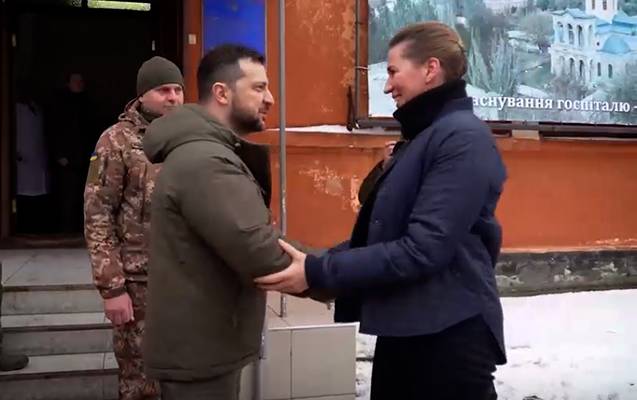 Zelenski Nikolayevə getdi