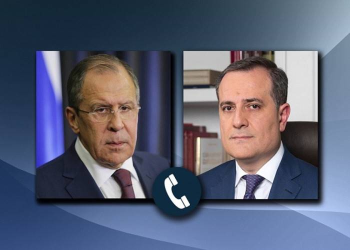 Ceyhun Bayramov Lavrovla müzakirə apardı