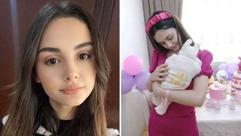 Əri tərəfindən qətlə yetirilən 20 yaşlı Leylanın və 8 aylıq körpəsinin məzarı - FOTO