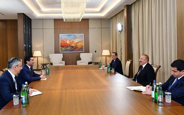 İlham Əliyev özbəkistanlı naziri qəbul etdi