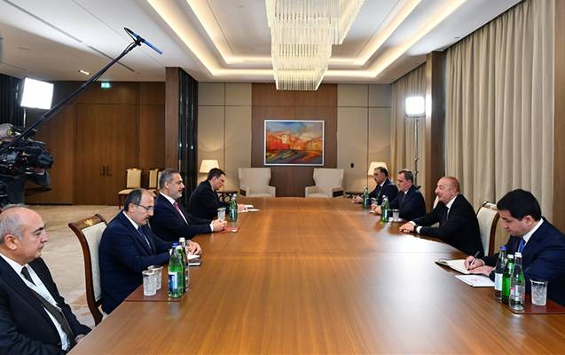 Prezident Hakan Fidanı qəbul etdi