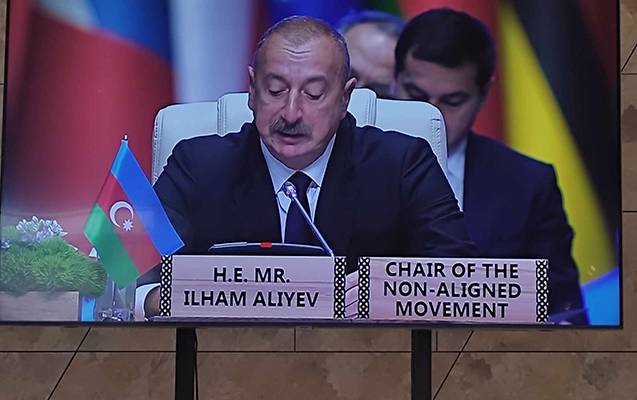 Prezident nazirlərin toplantısında çıxış etdi - VİDEO