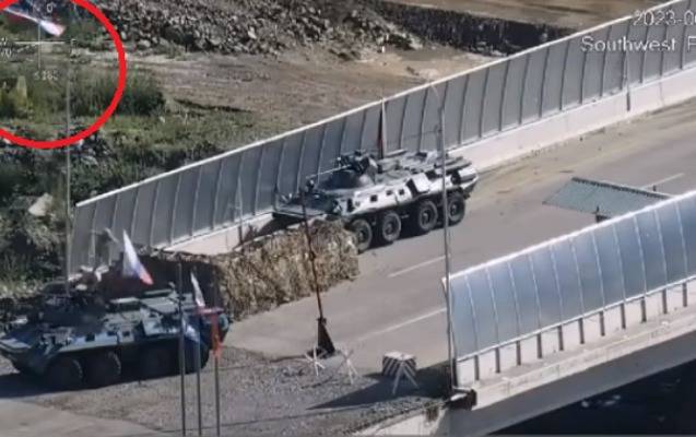 Sülhməramlılar bayrağımıza hörmətsizlik etdilər - VİDEO