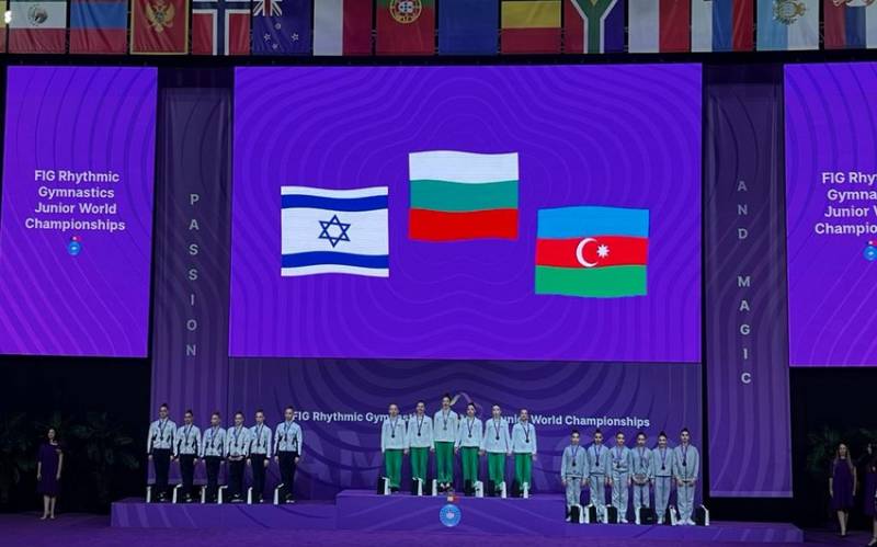Xanım bədii gimnastlarımız medal qazandılar