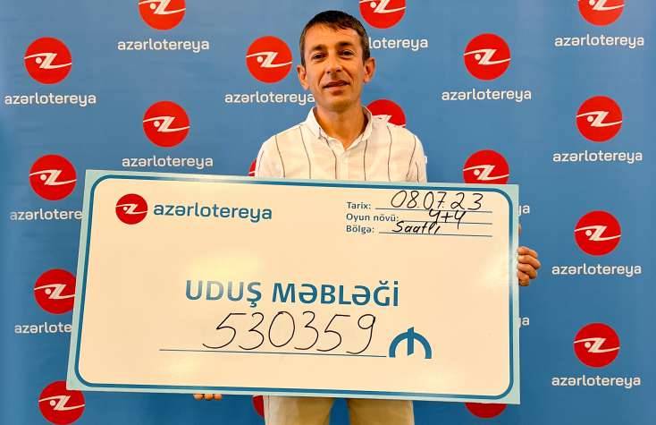 Yarım milyonu qazanan şəxsin kimliyi bəlli oldu - FOTO