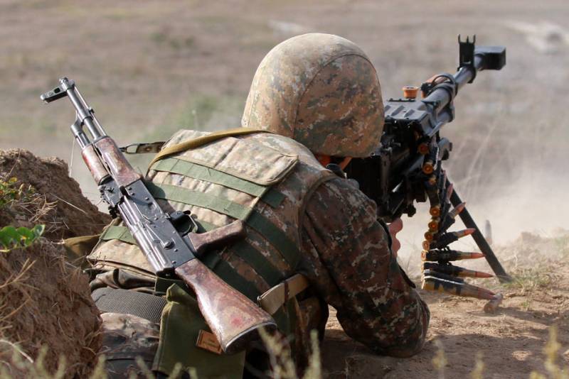 Azərbaycanla sərhəddə təxribat törədən daha bir erməni hərbçisi yaralandı